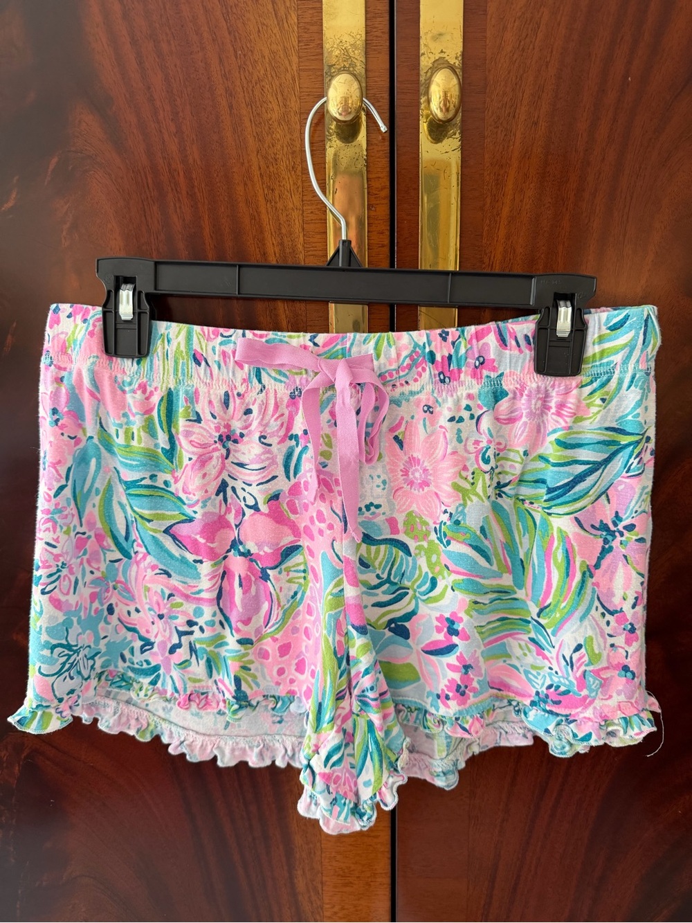 Lilly Pulitzer Lilly’s Favorite Things 3 Pc Pajama Set Tank Shorts Pants M - Picture 6 of 9